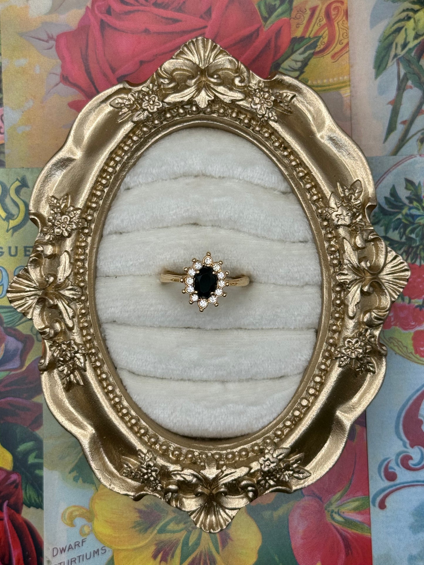 Vintage Gold Tone Ring Size 7
