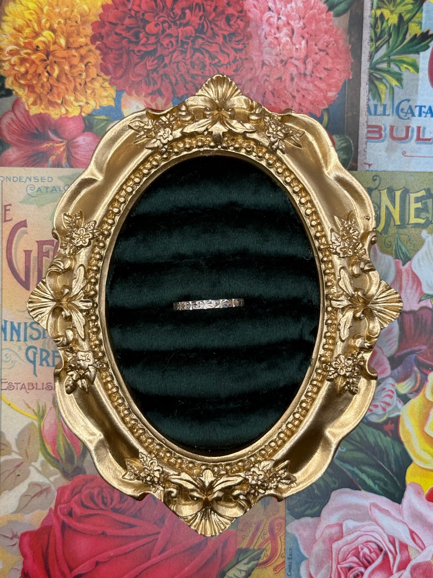 Vintage Sterling Silver Small Stacker Ring Size 6