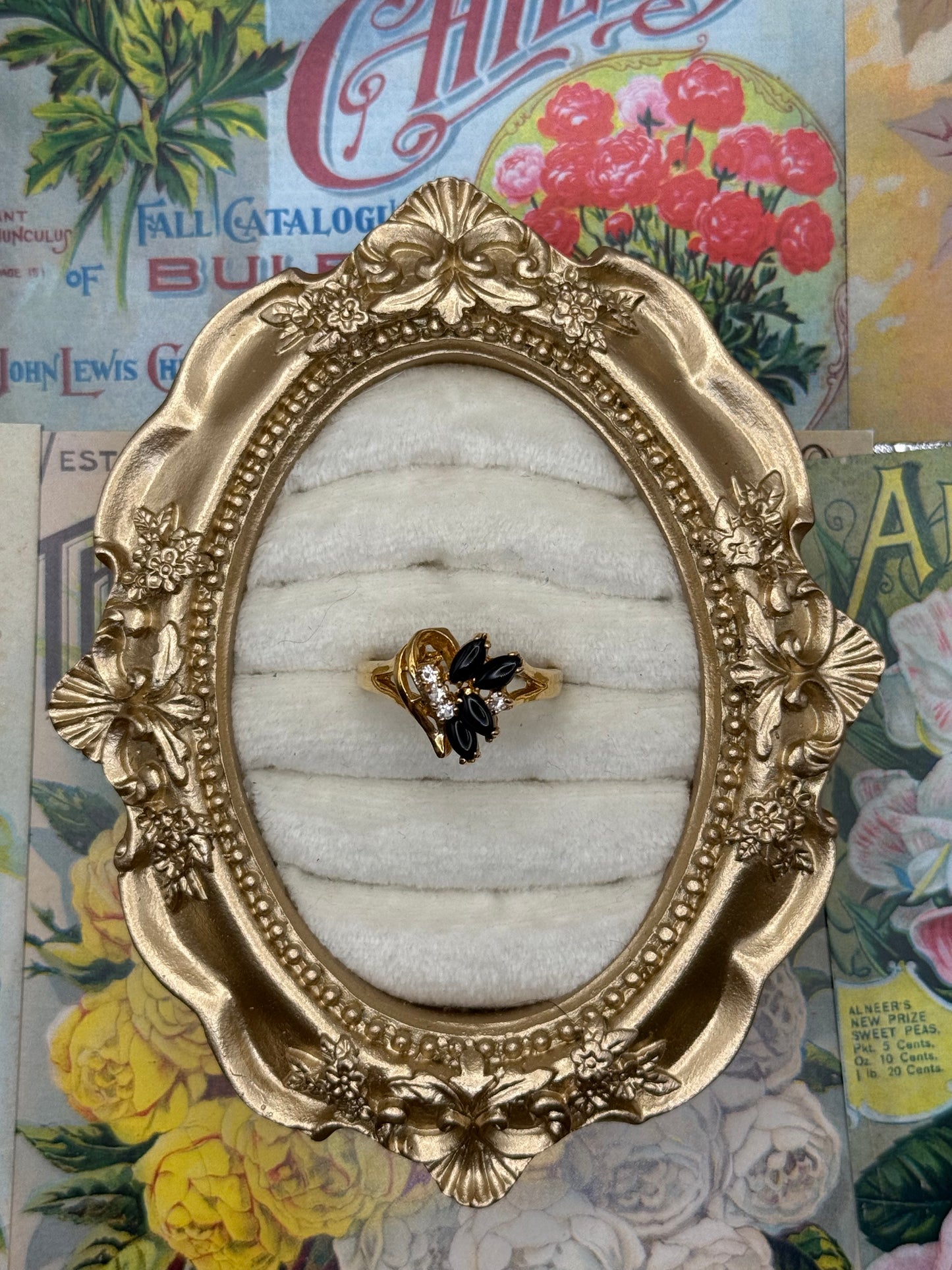 Vintage Gold Tone Ring Size 11
