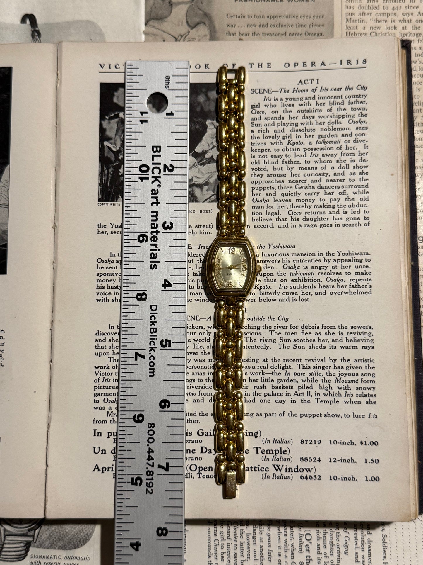 avon dainty gold tone vintage watch