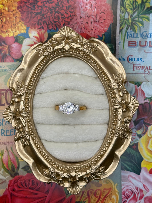 Vintage Gold Tone Ring Size 9.5