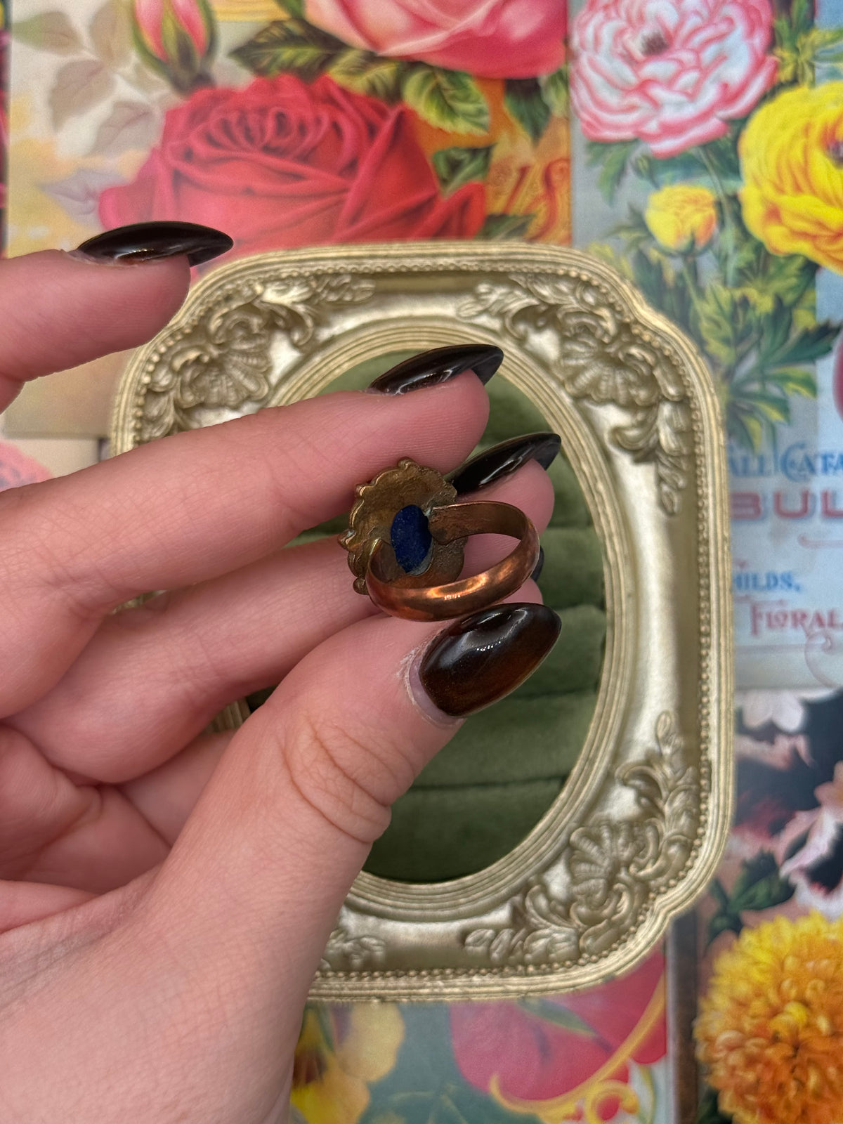Vintage Copper Ring Size 7