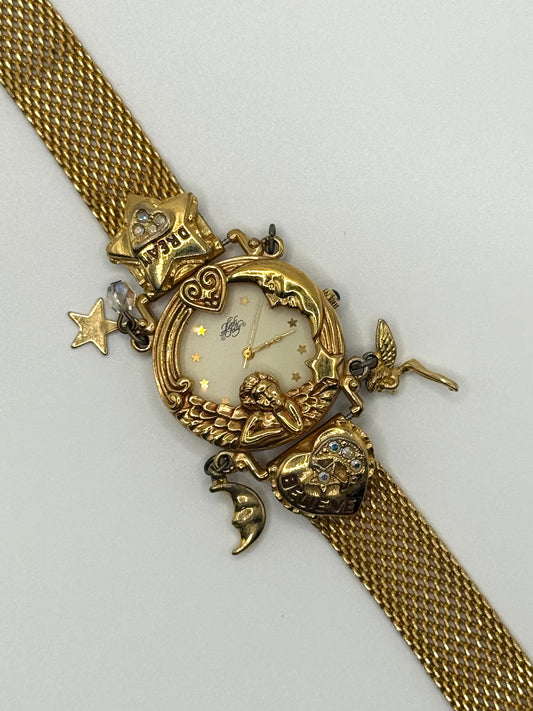 working gold tone kirk’s folly neverland watch