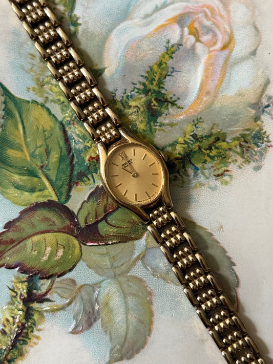 nonworking gold tone seiko watch
