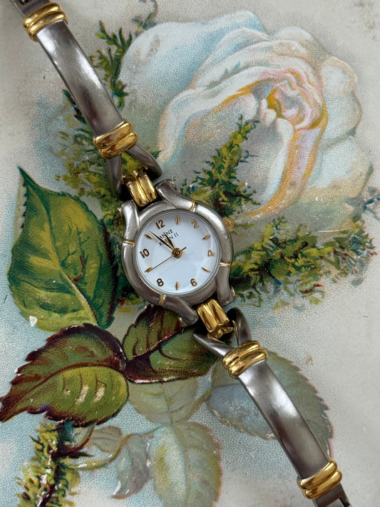 working two tone watch