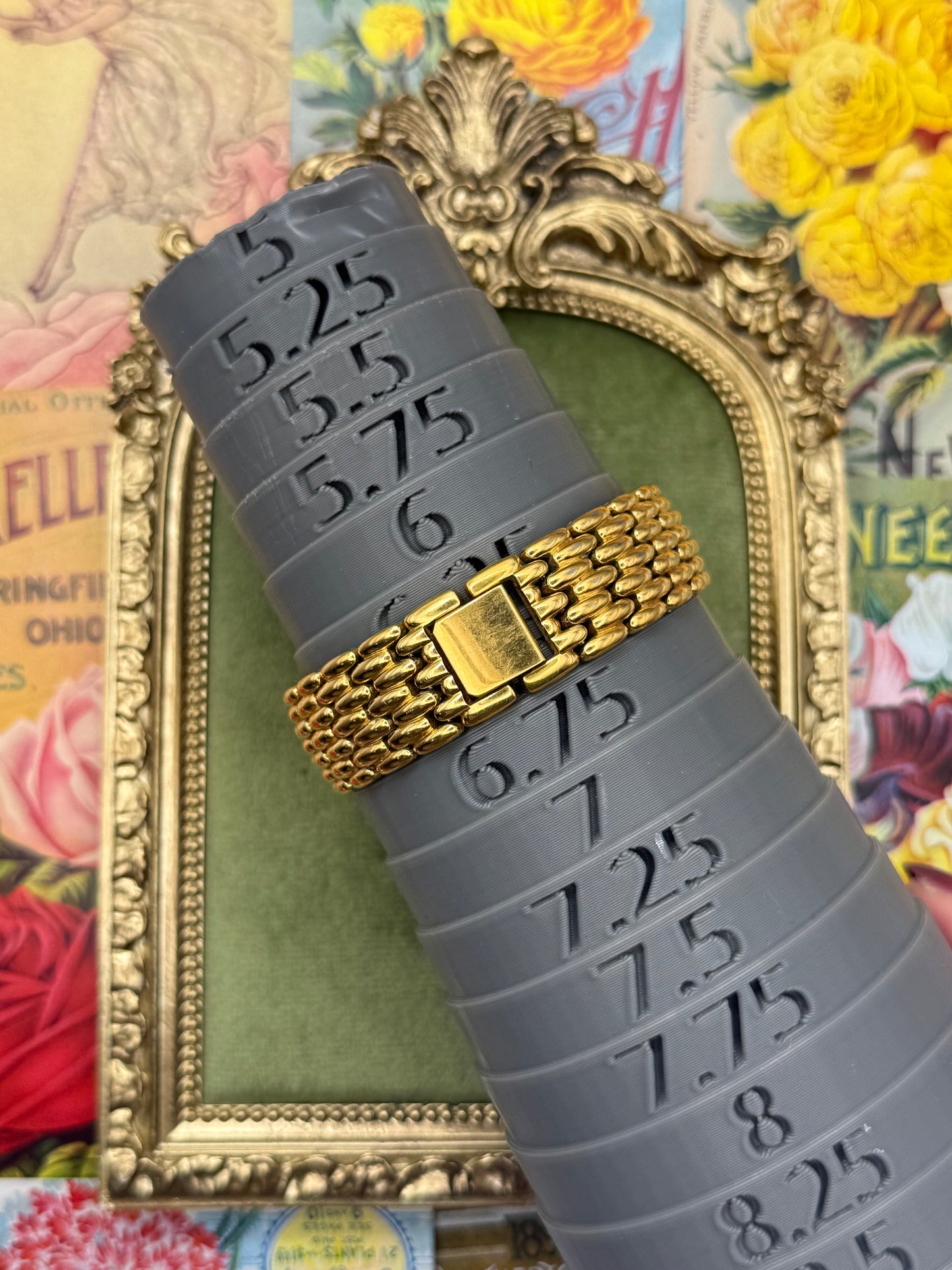 Working Vintage Gold Tone Seiko Half Moon Watch