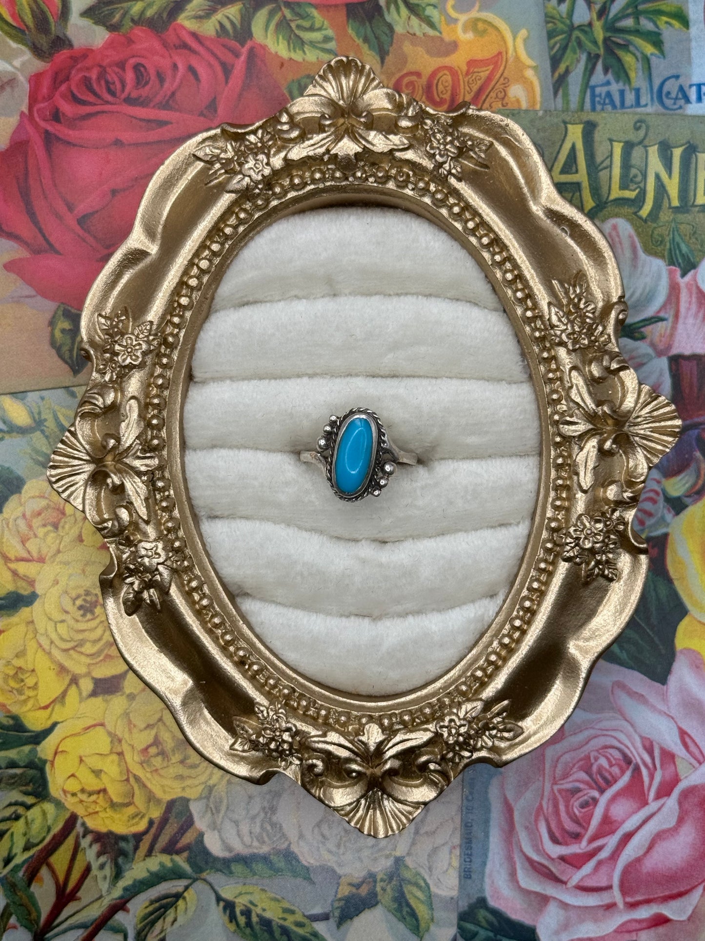 Sterling Silver Southwestern Ring Size 5