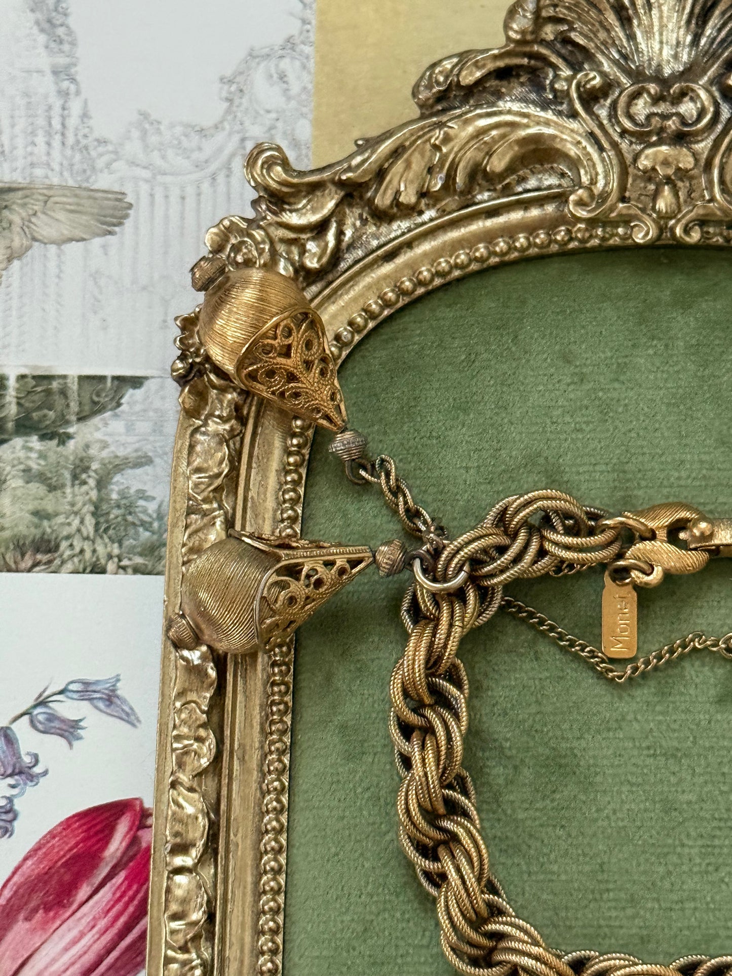 Vintage Gold Tone 1961 Monet Bolero Bracelet