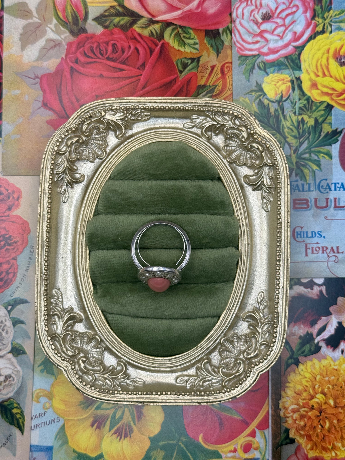 Vintage Silver Tone Avon Ring Size 7