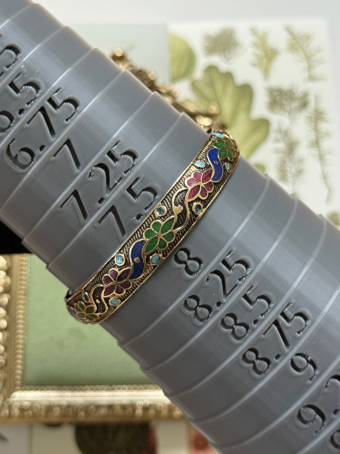 Vintage Enameled Bangle