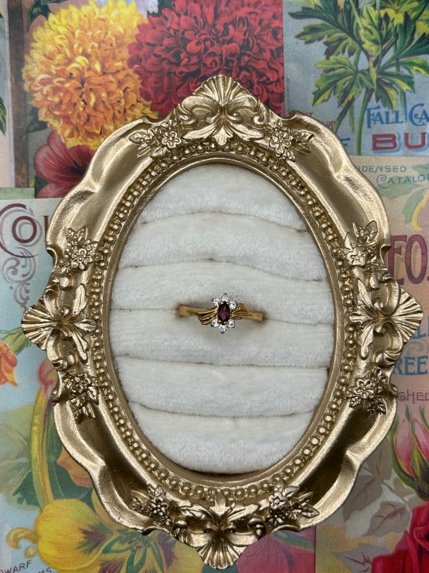 Vintage Gold Tone Ring Size 7