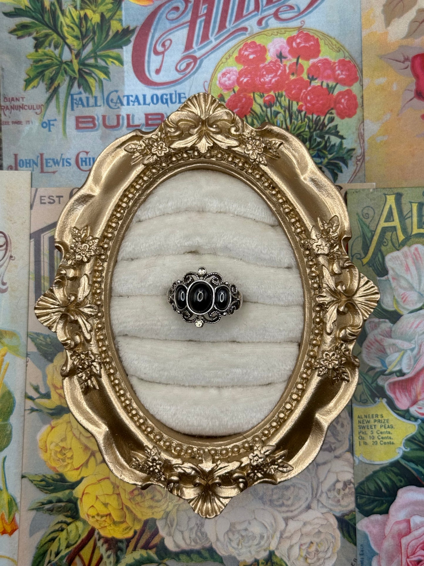 Vintage Silver Tone Avon Ring Size 5.25