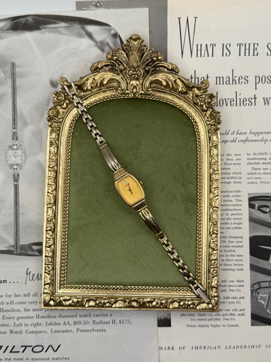 Working Vintage Gold Tone Seiko Watch