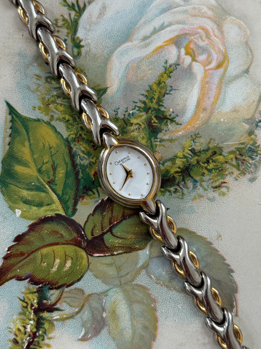 working two tone watch