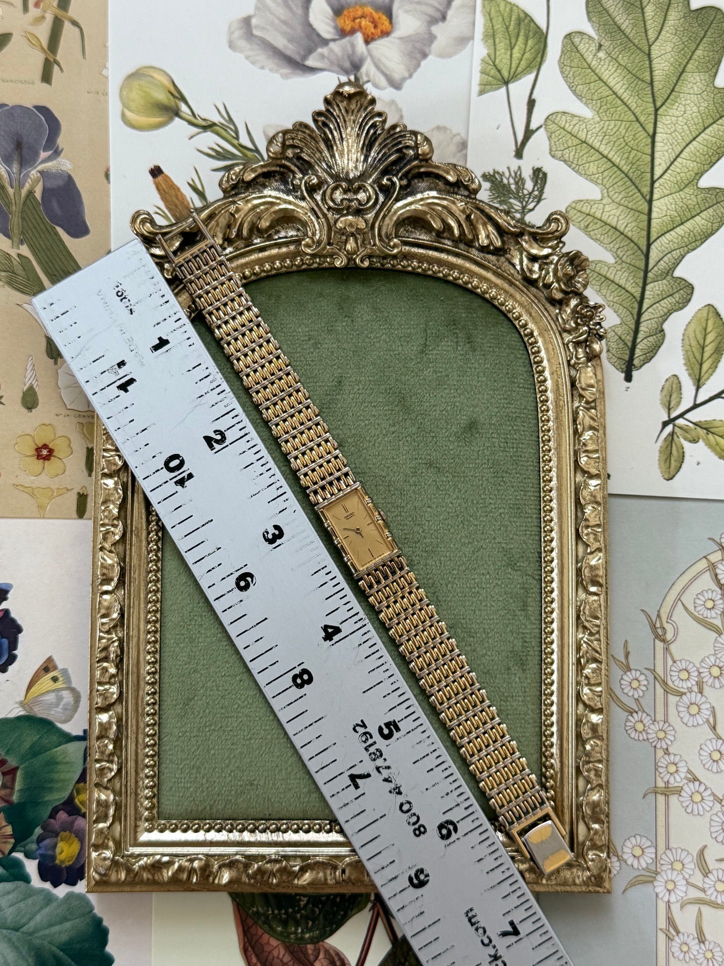 Working Vintage Gold Tone Seiko Watch