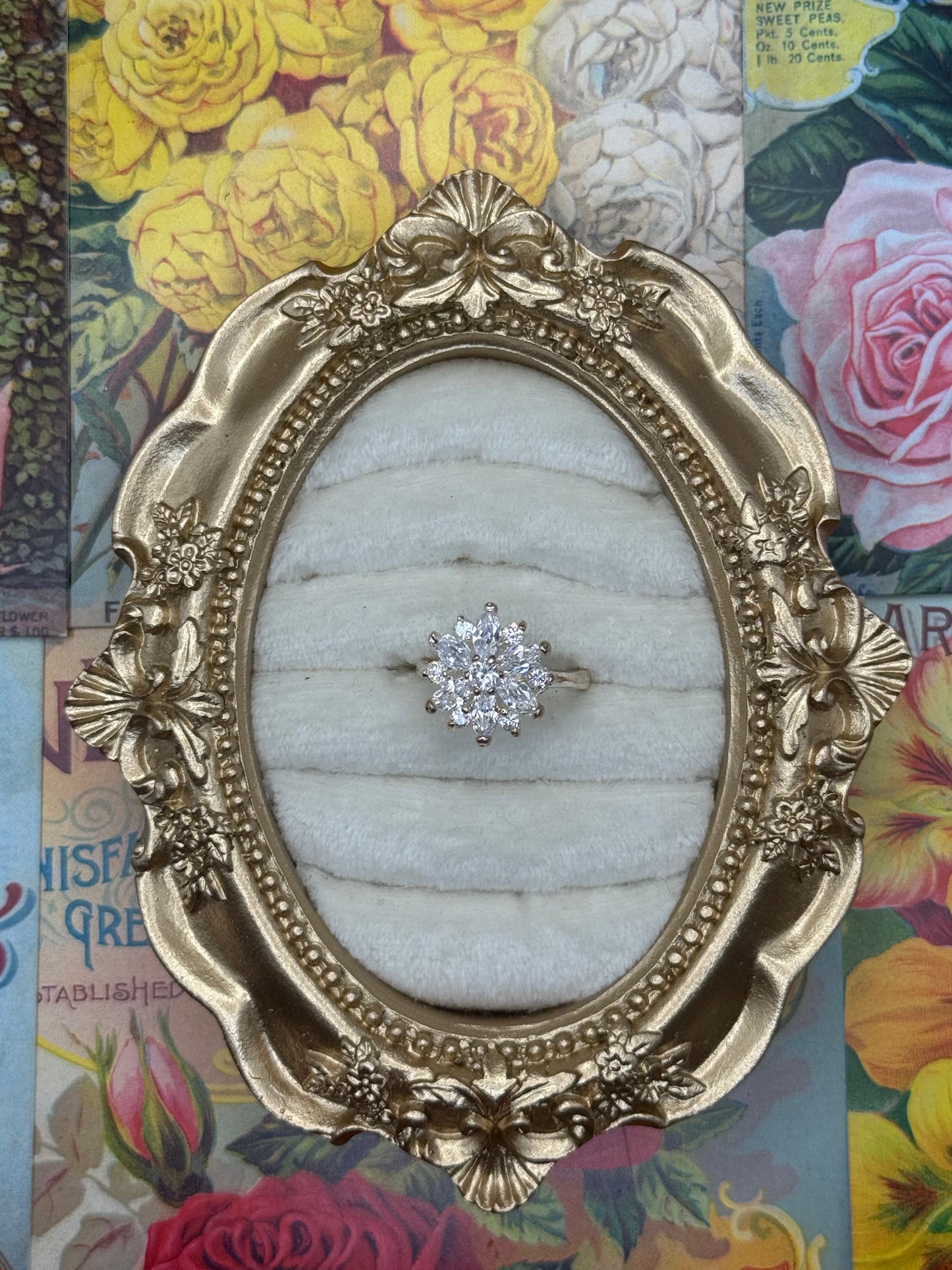 Vintage Silver Tone Ring Size 6