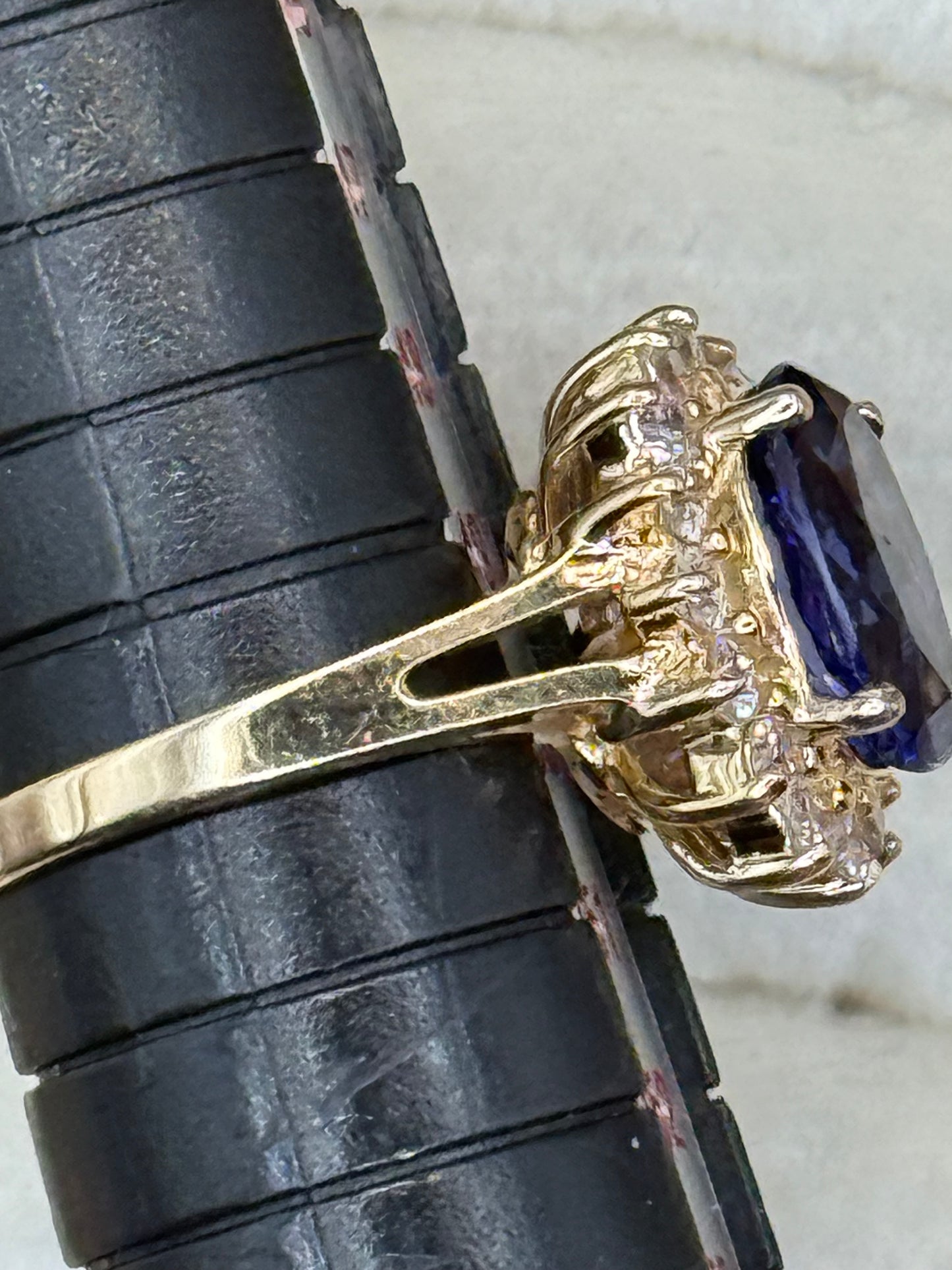 Vintage 14K Estate CZ Ring Size 5.25
