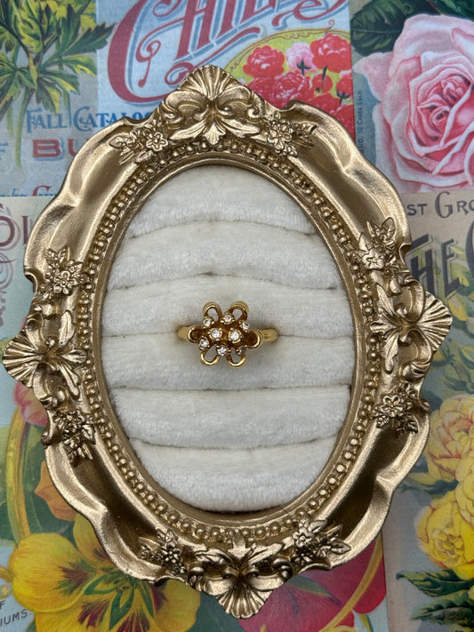 Vintage Gold Tone Avon Ring Size 7.75