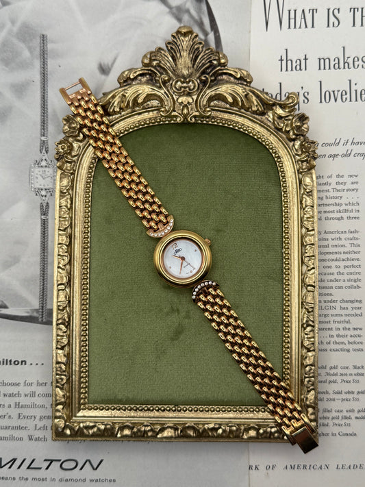 Untested Vintage Rose Gold Tone Watch