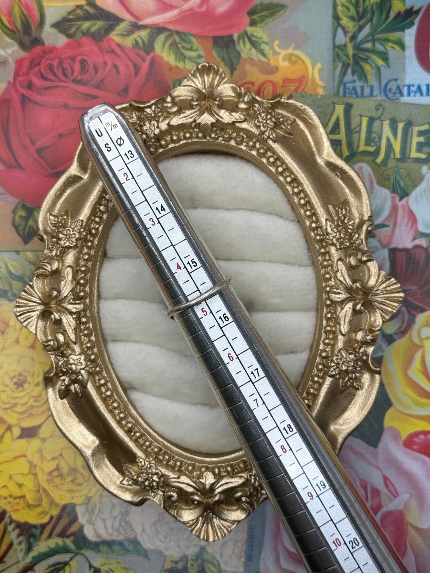Sterling Silver Heart Bypass Ring Size 4.75