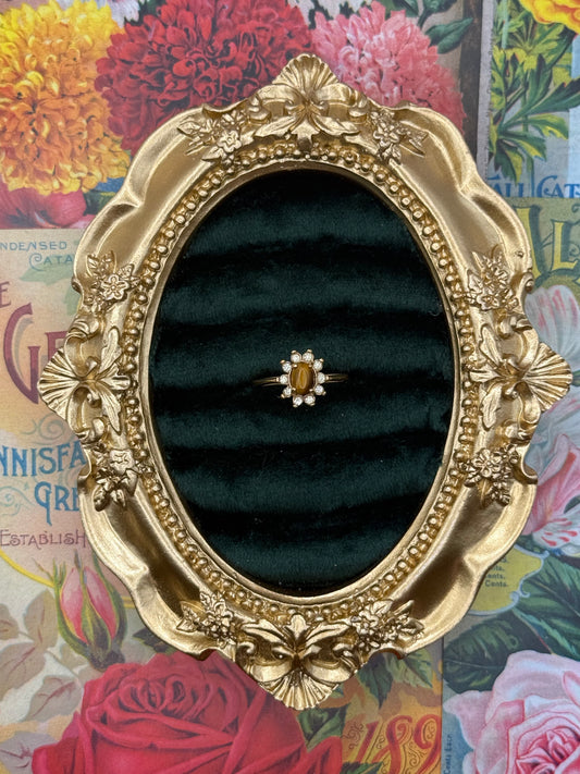 Vintage Gold Tone Ring Size 4