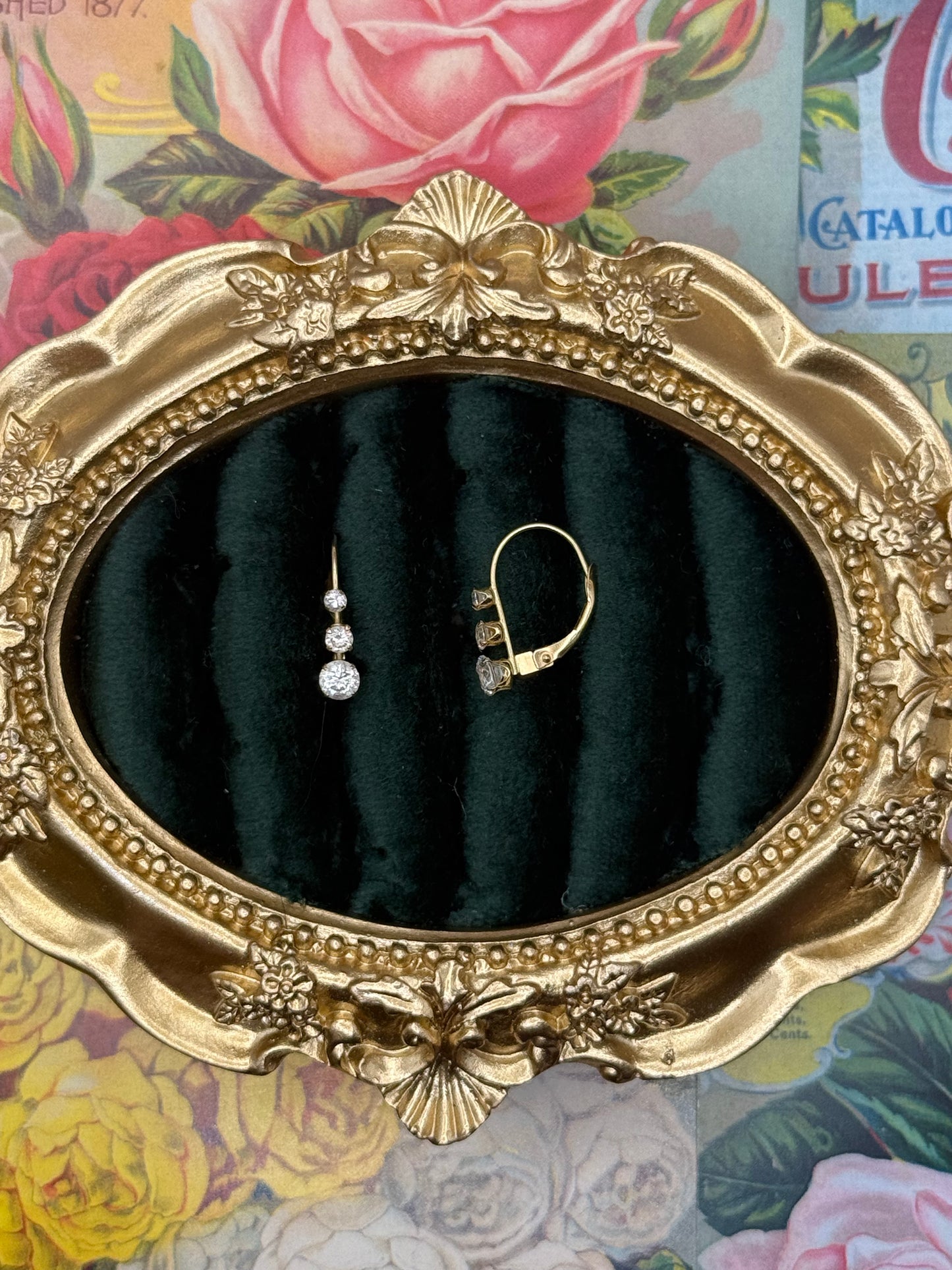 14k Gold Dainty Sleeper Earrings