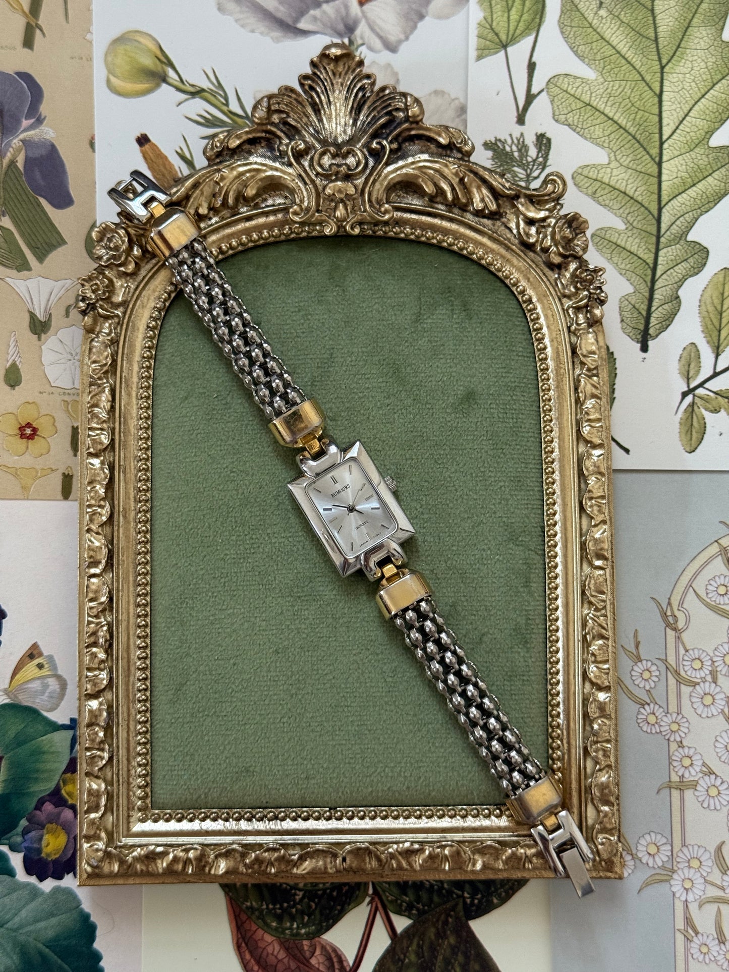 Nonworking Vintage Two Tone Watch