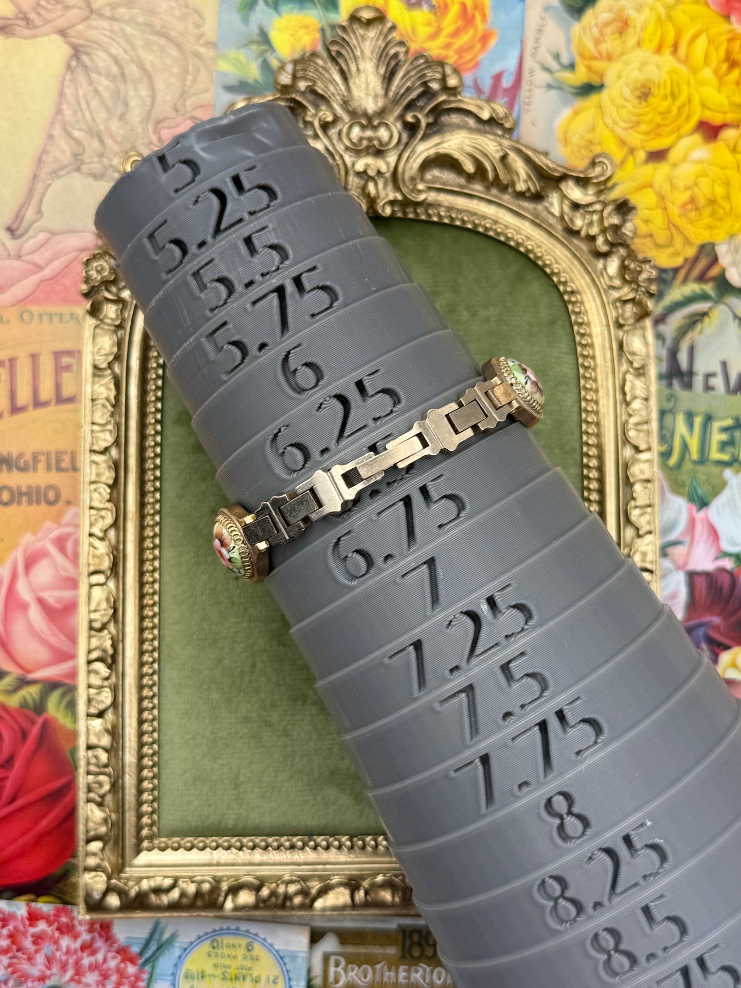 Working Vintage Soviet Hand Painted Wind Up Watch