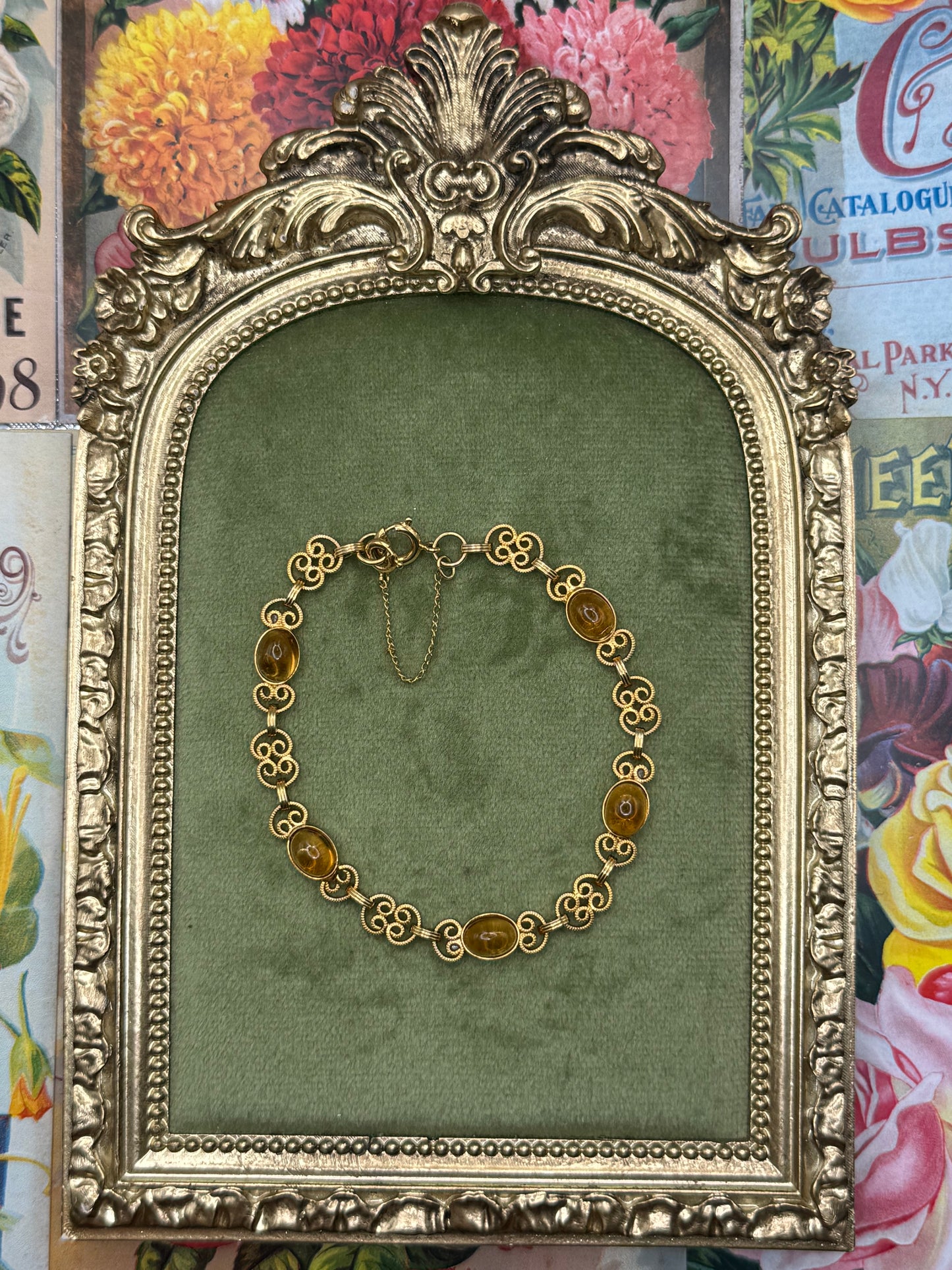 Vintage Gold Filled Bracelet 6.75”