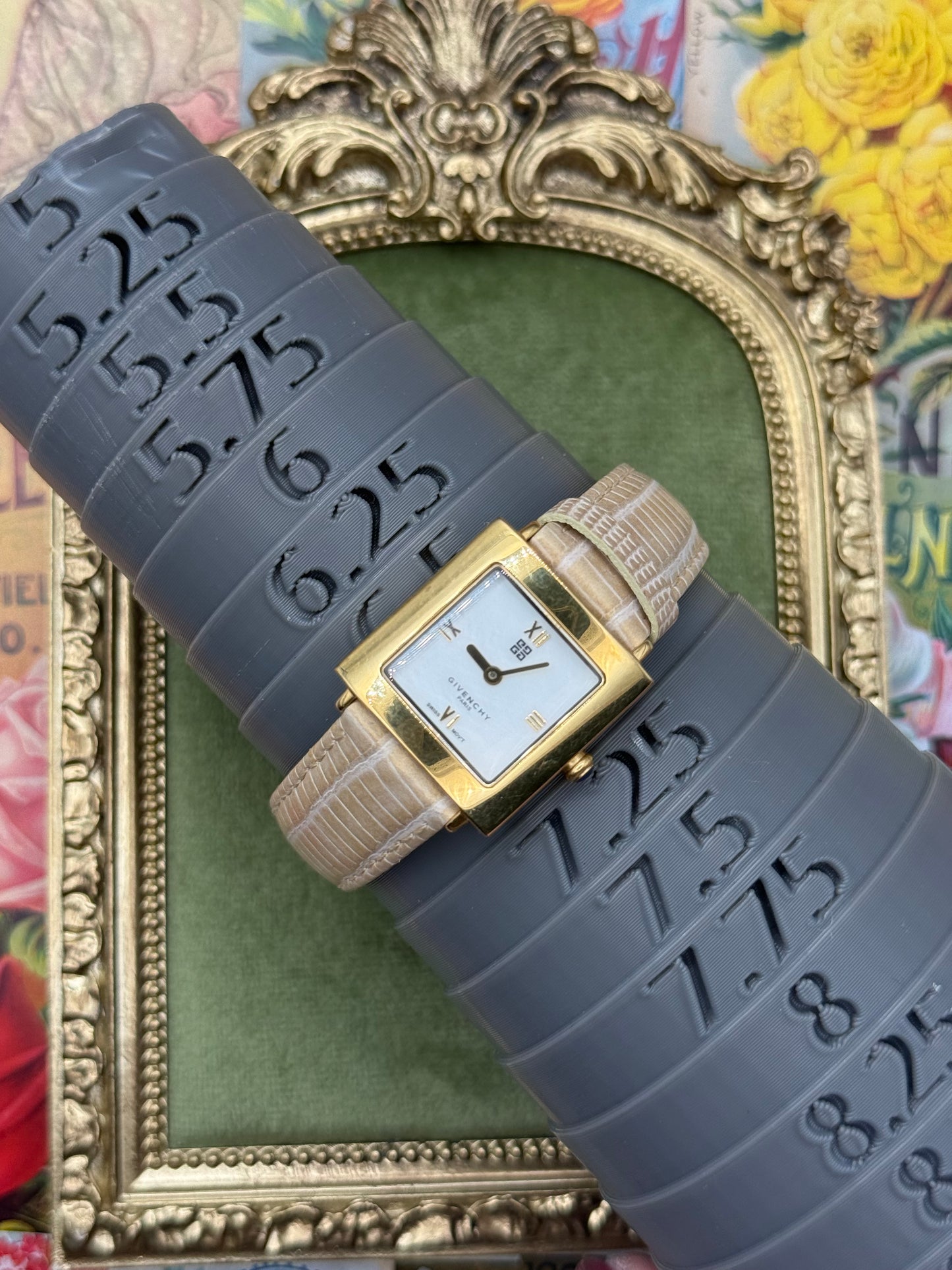 Working Vintage Gold Tone Givenchy Watch