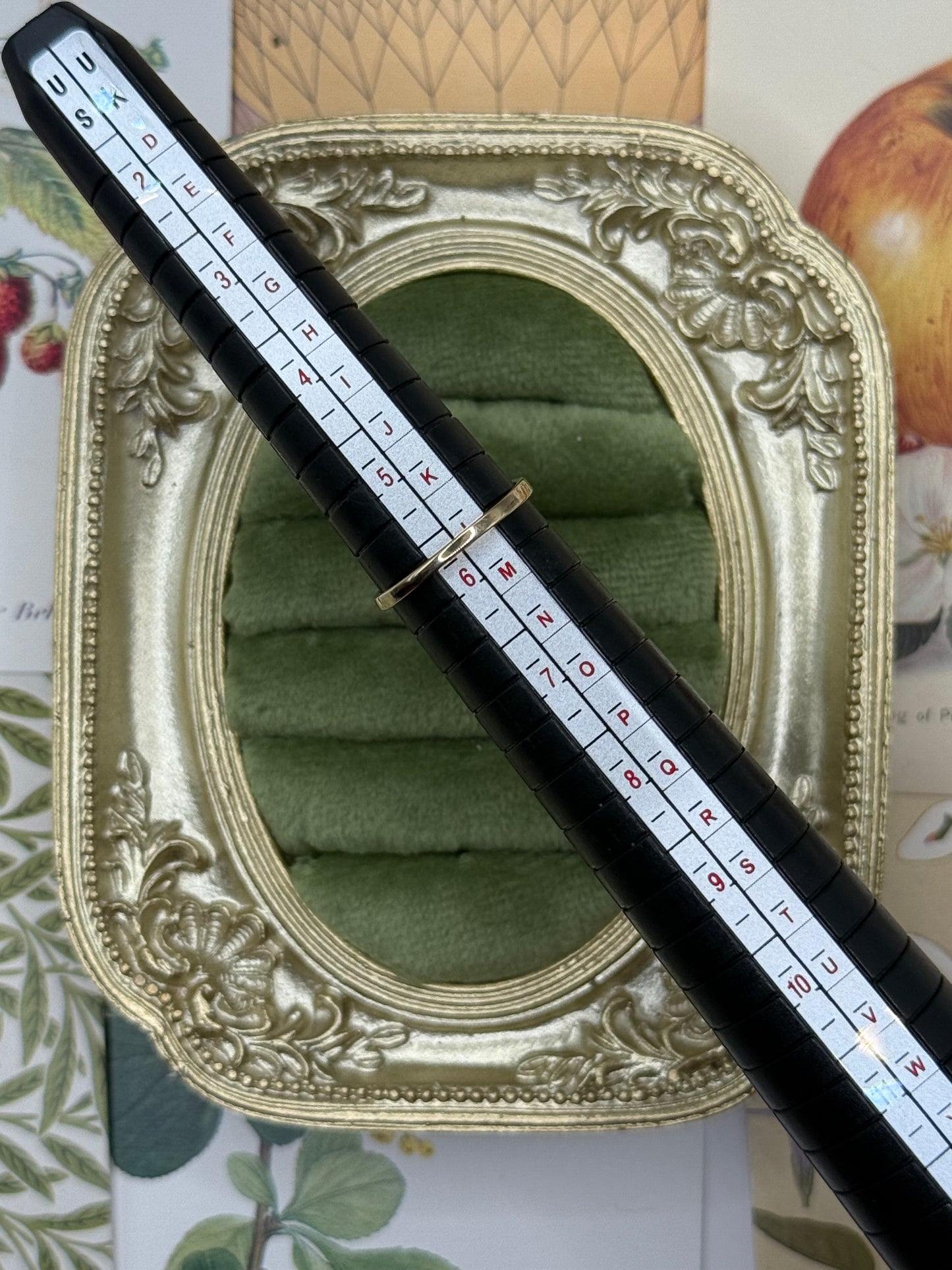 Vintage 10k Gold Estate Cherub Ring Size 5.5