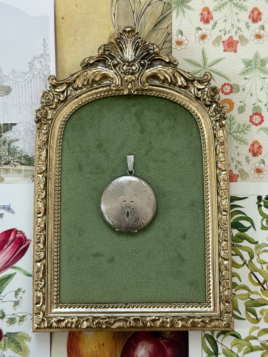 Vintage Sterling Silver Danecraft Locket Pendant