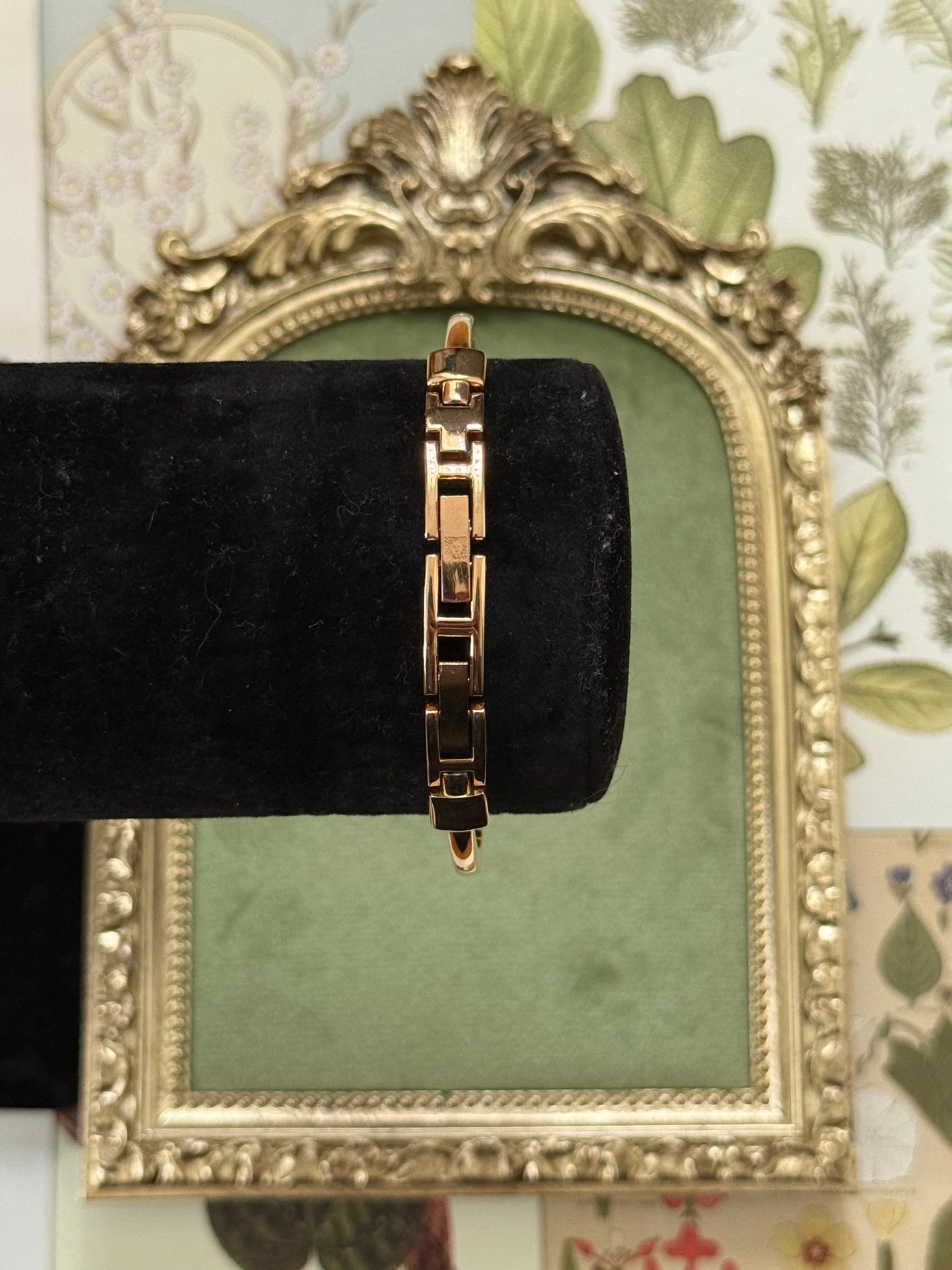 Vintage Gold/Rose Gold Tone Gemmed Bracelet