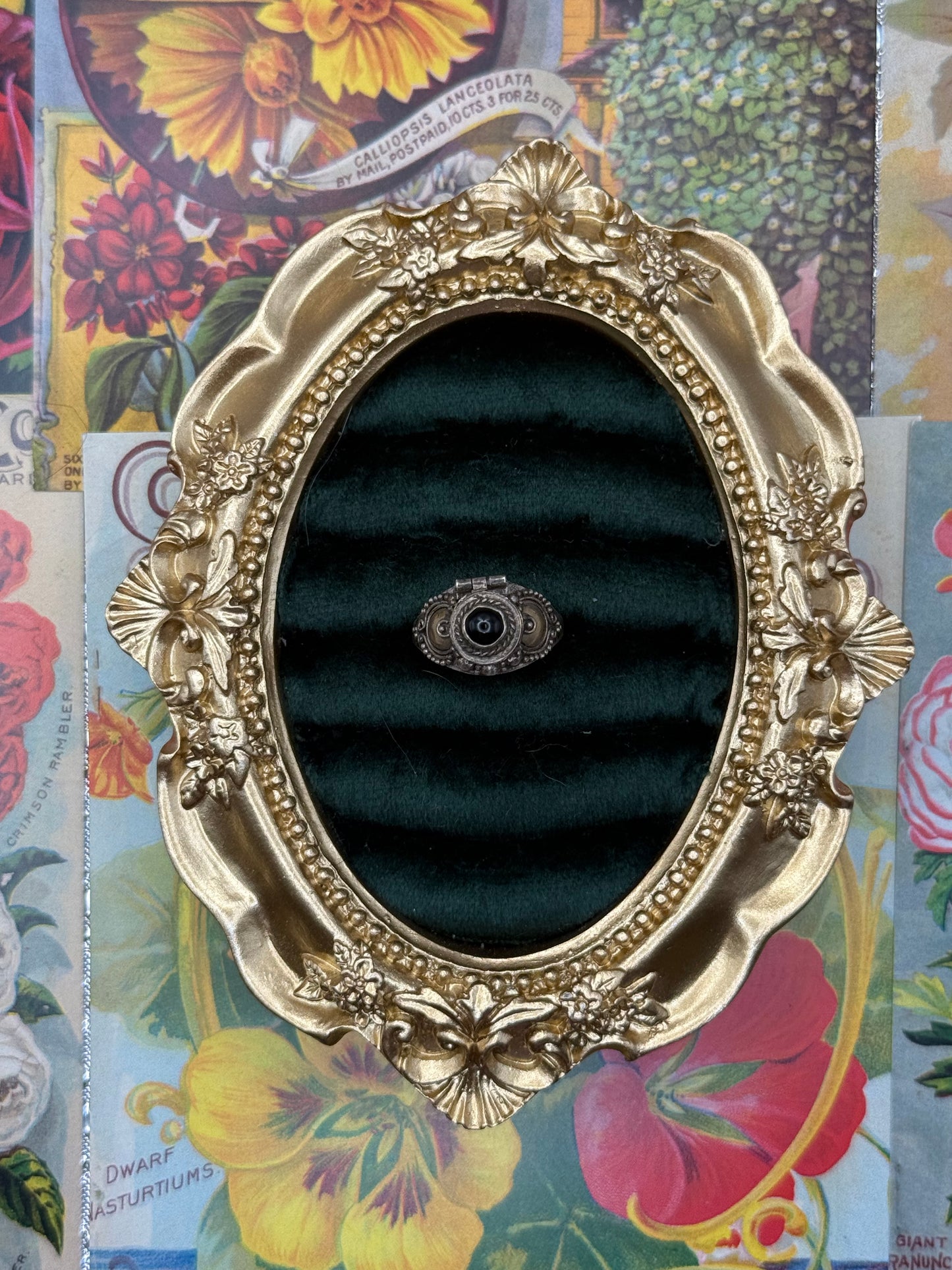 Sterling Silver Poison Ring Size 5.5