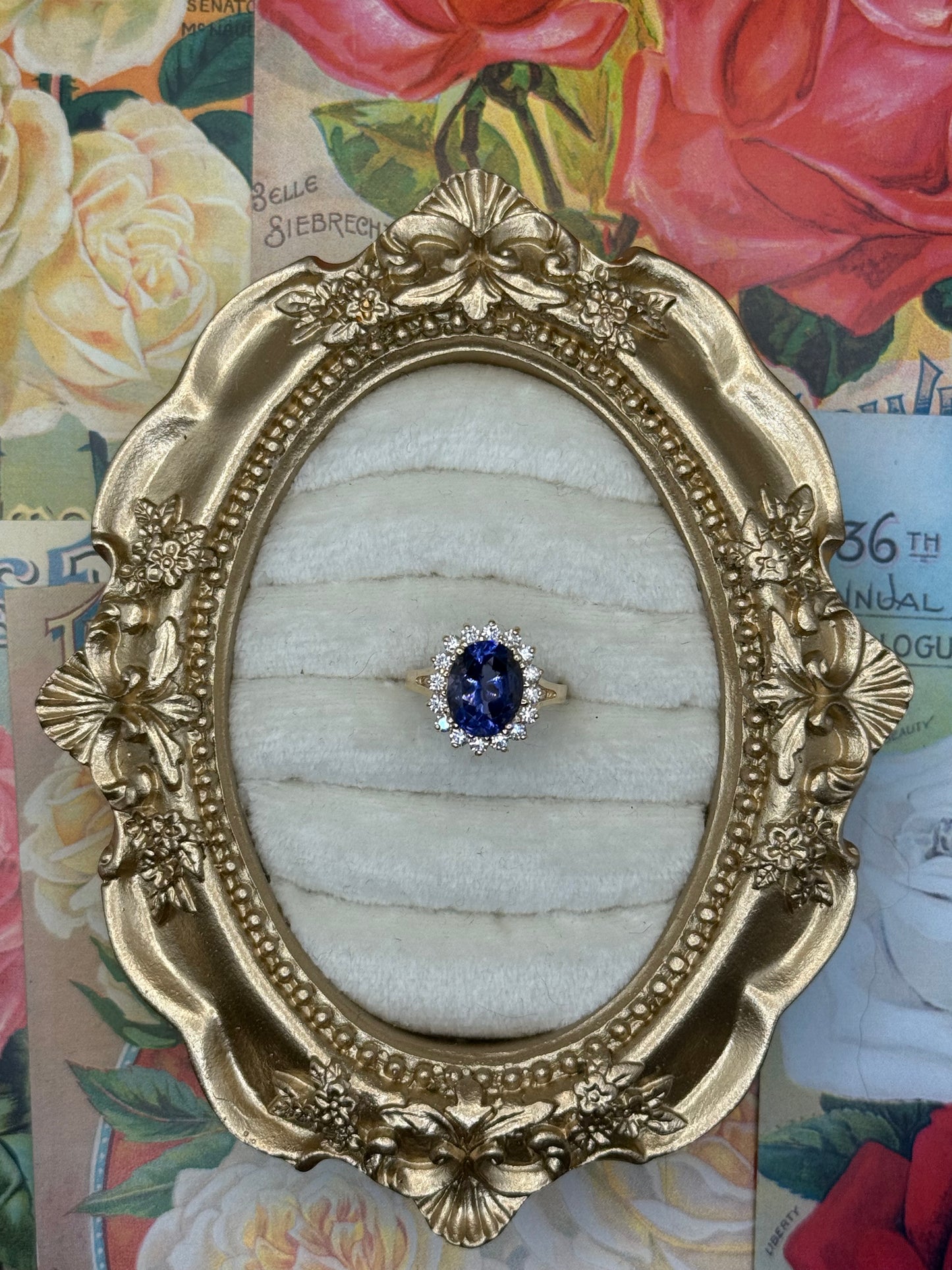 Vintage 14K Estate CZ Ring Size 5.25
