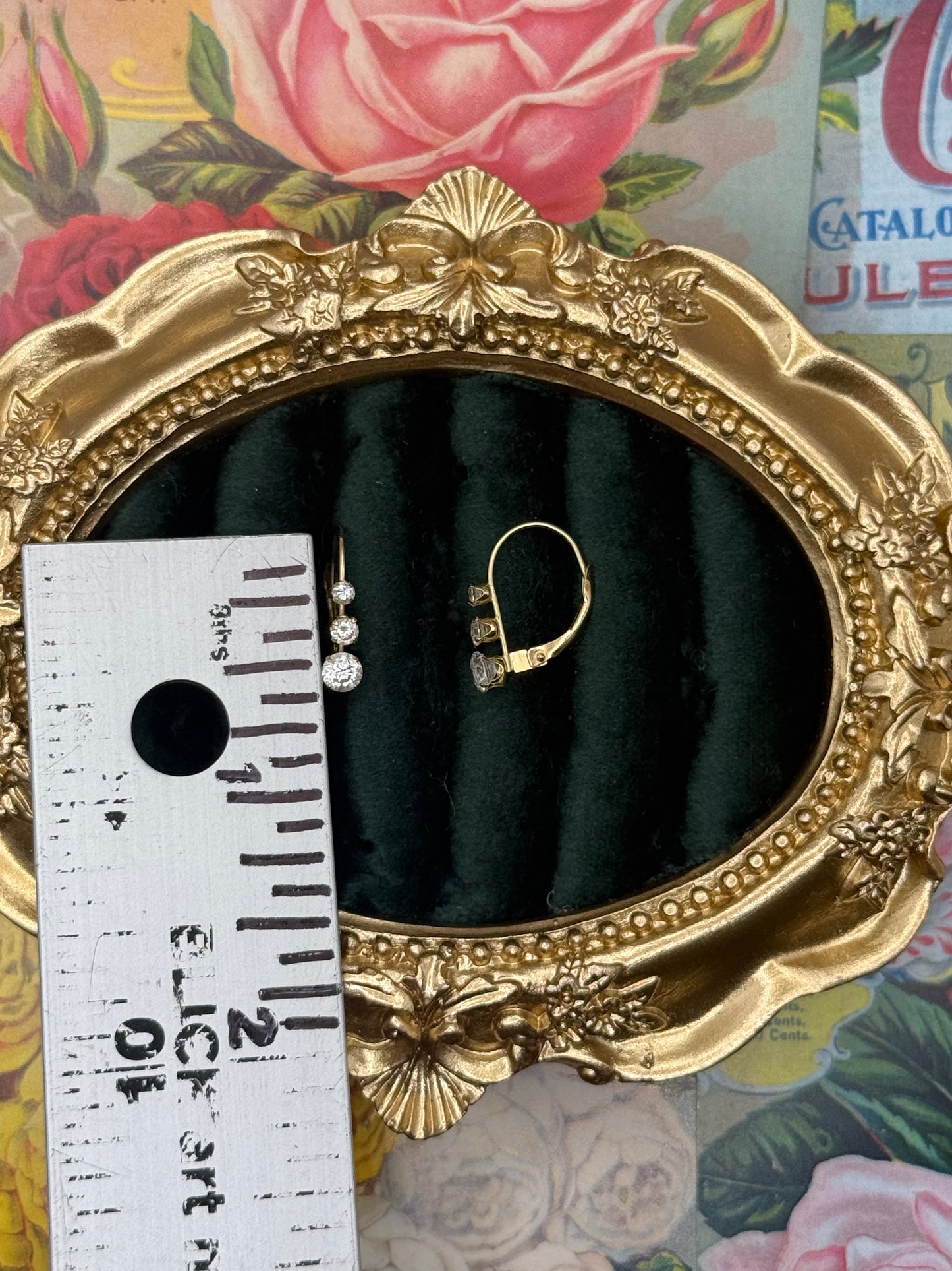 14k Gold Dainty Sleeper Earrings