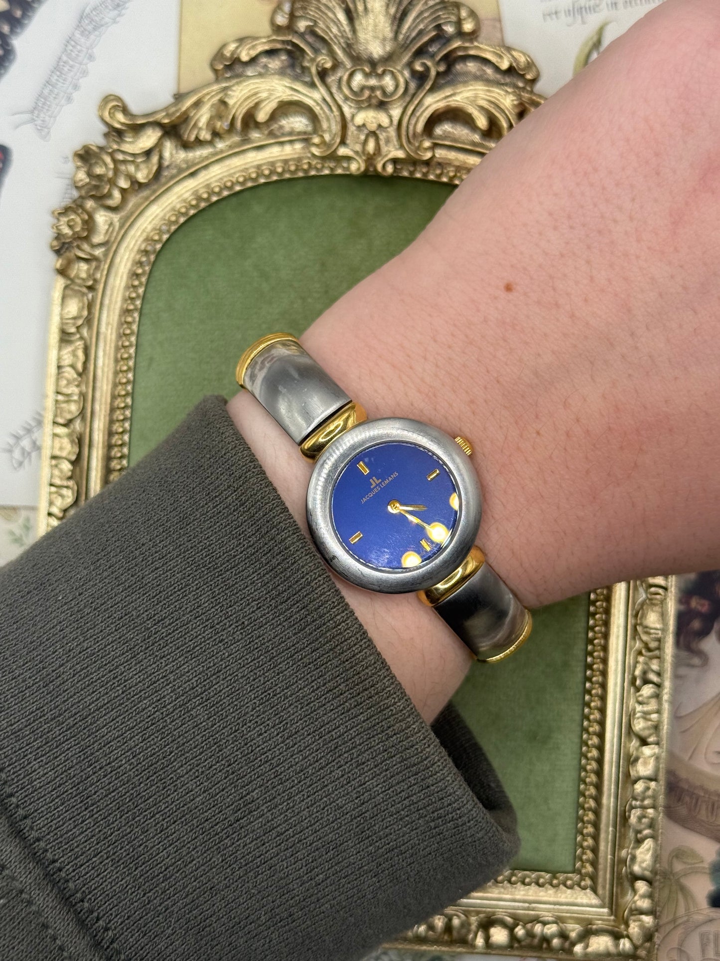 Working Vintage Two Tone Designer Two Tone Watch