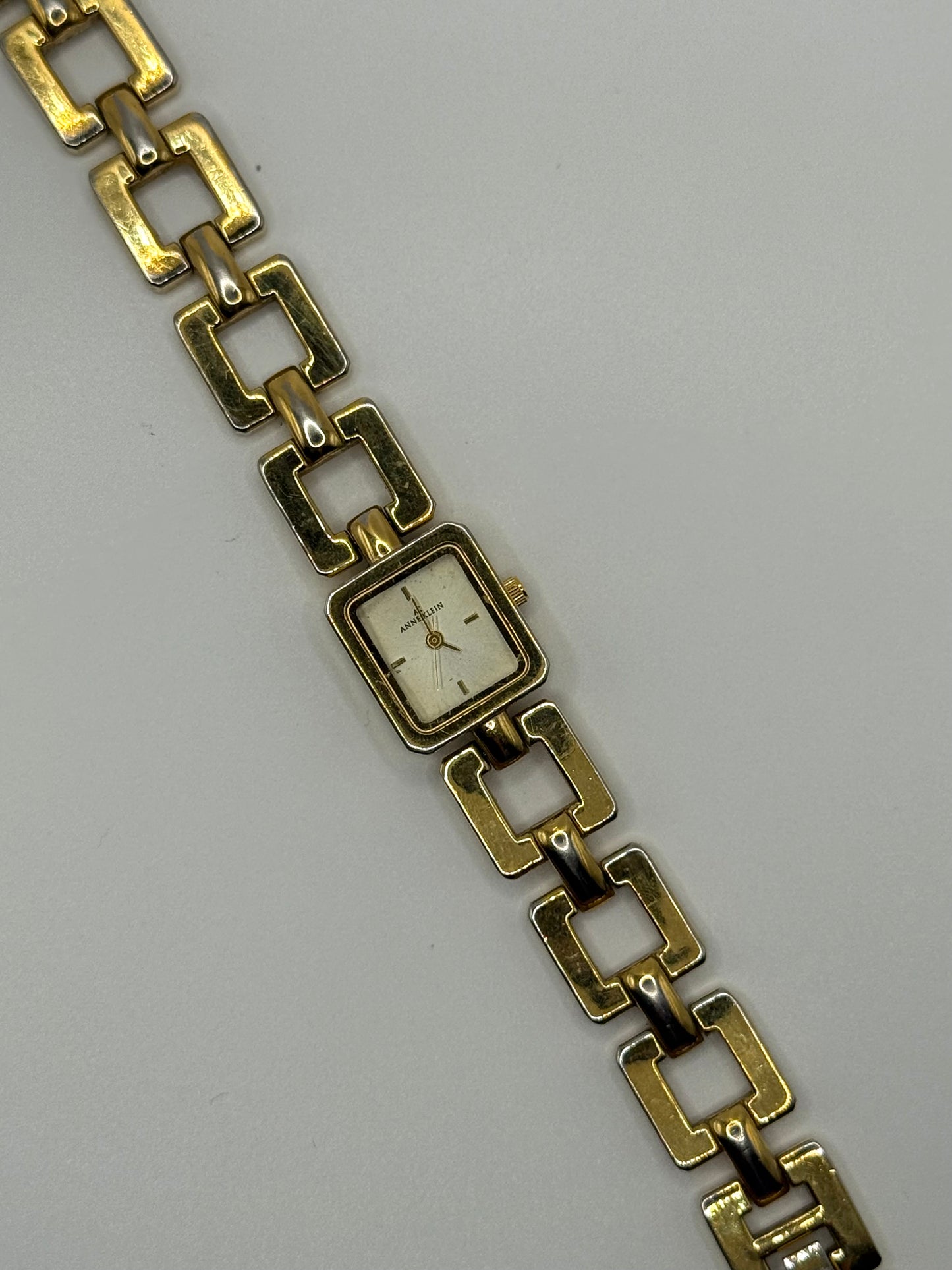 working gold tone watch