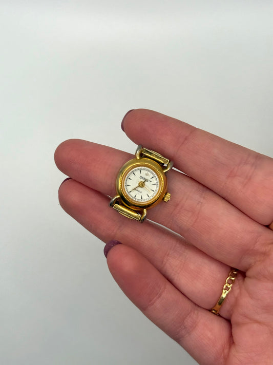 untested gold tone watch ring