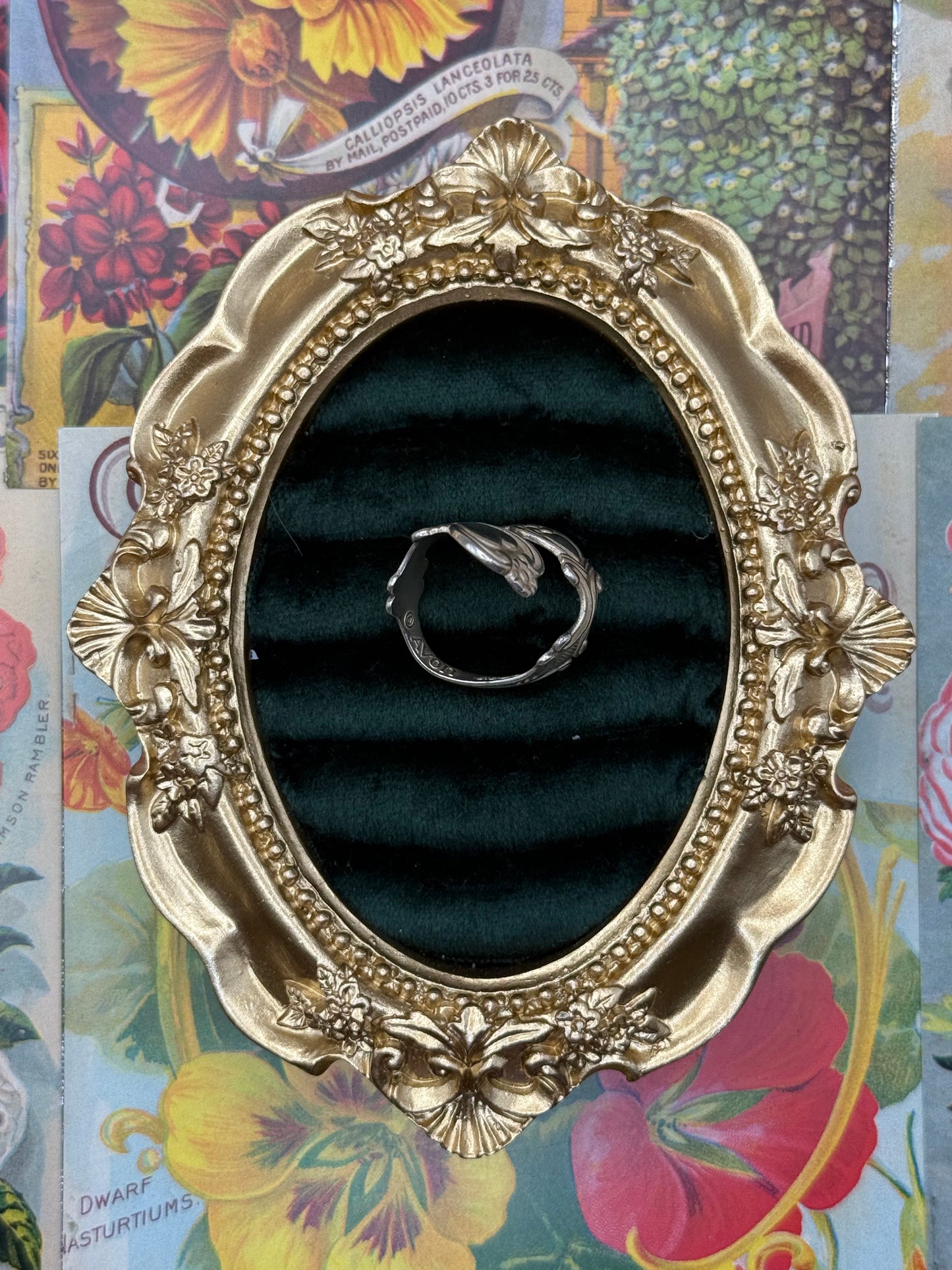 Sterling Silver Avon Heart Ring Size 6