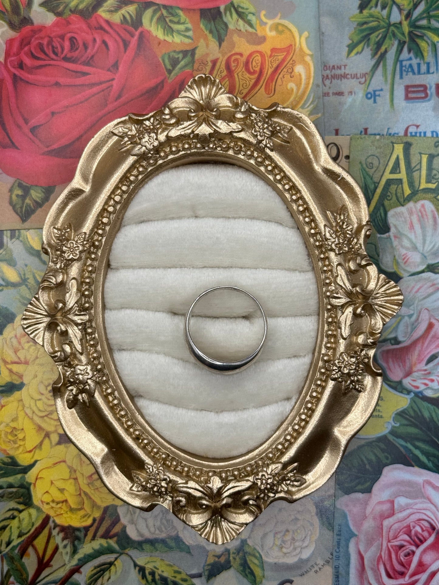 Sterling Silver Thick Ring Size 8