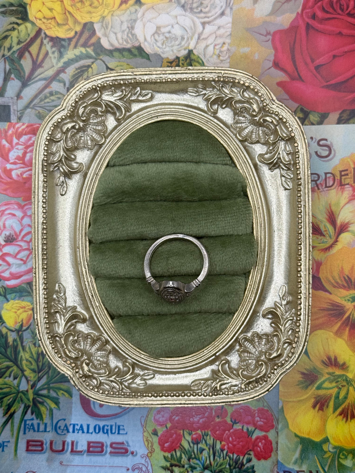 Vintage Silver Tone Avon Ring Size 6.5
