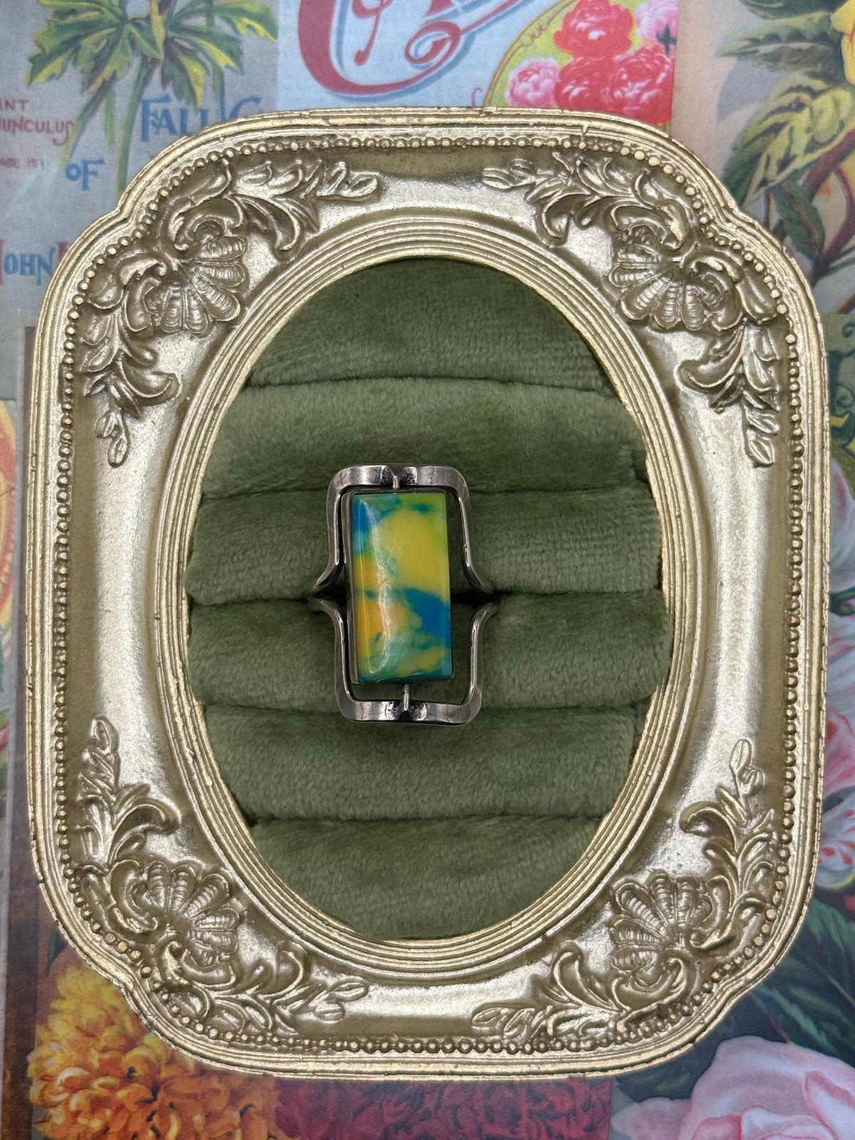 Sterling Silver Reversible Flip Ring Size 8
